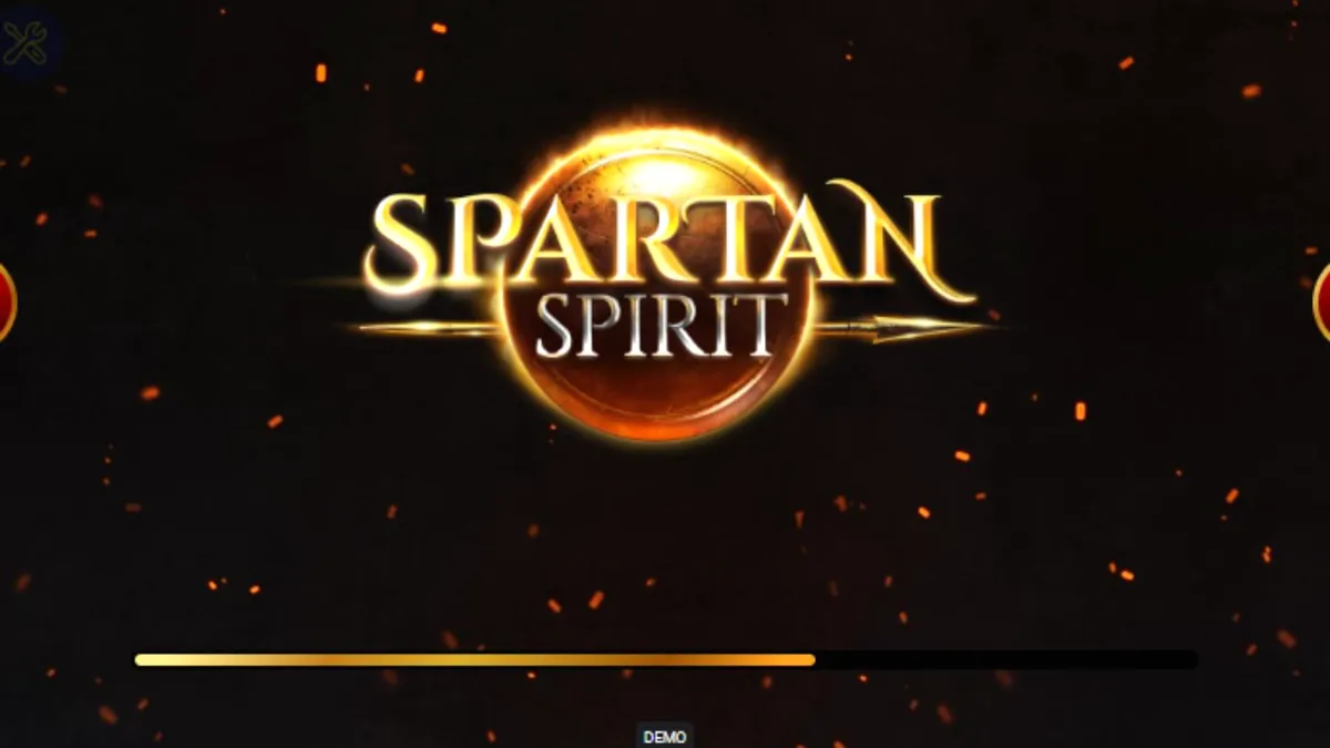 Tampilan antarmuka slot Spartan Spirit pada perangkat seluler